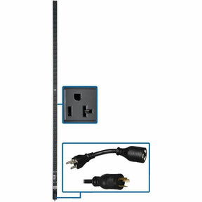 Eaton Tripp Lite Series 2kW 100-127V Single-Phase Basic PDU - 36 NEMA 5-15/20R Outlets, L5-20P Input (5-20P Adapter), 15 ft. Cord, 72 in. 0U Rack — PDUV20-72