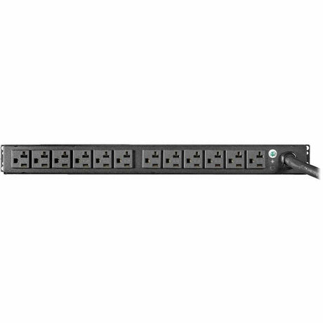 Eaton Tripp Lite Series 2.9kW Single-Phase Local Metered PDU with ISOBAR Surge Protection, 120V, 3840 Joules, 12 NEMA 5-15/20R Outlets, L5-30P Input, 15 ft. Cord, 1U Rack-Mount — PDUMH30-ISO