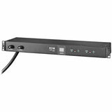 Eaton Tripp Lite Series 2.9kW Single-Phase Local Metered PDU with ISOBAR Surge Protection, 120V, 3840 Joules, 12 NEMA 5-15/20R Outlets, L5-30P Input, 15 ft. Cord, 1U Rack-Mount — PDUMH30-ISO