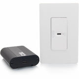 C2G Superbooster USB Camera Extender Over Cat Single Gang Wall Plate to Box Kit — C2G54276
