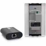 C2G Superbooster USB Camera Extender Over Cat Single Gang Wall Plate to Box Kit — C2G54276
