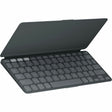Logitech Keys-To-Go 2 Portable Bluetooth Keyboard for Tablet With Built-in Cover, Slim and Compact Wireless Keyboard for Windows, Android, Linux, iPad, iPhone, Mac, Apple TV (Graphite) — 920-012867