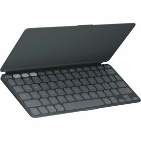 Logitech Keys-To-Go 2 Portable Bluetooth Keyboard for Tablet With Built-in Cover, Slim and Compact Wireless Keyboard for Windows, Android, Linux, iPad, iPhone, Mac, Apple TV (Graphite) — 920-012867