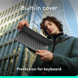 Logitech Keys-To-Go 2 Portable Bluetooth Keyboard for Tablet With Built-in Cover, Slim and Compact Wireless Keyboard for Windows, Android, Linux, iPad, iPhone, Mac, Apple TV (Graphite) — 920-012867