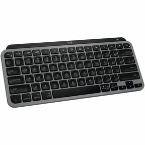 Logitech MX Keys Mini for Mac Minimalist Wireless Keyboard Compact, Bluetooth, Backlit Keys, USB-C, Fast - Space Gray — 920-012644