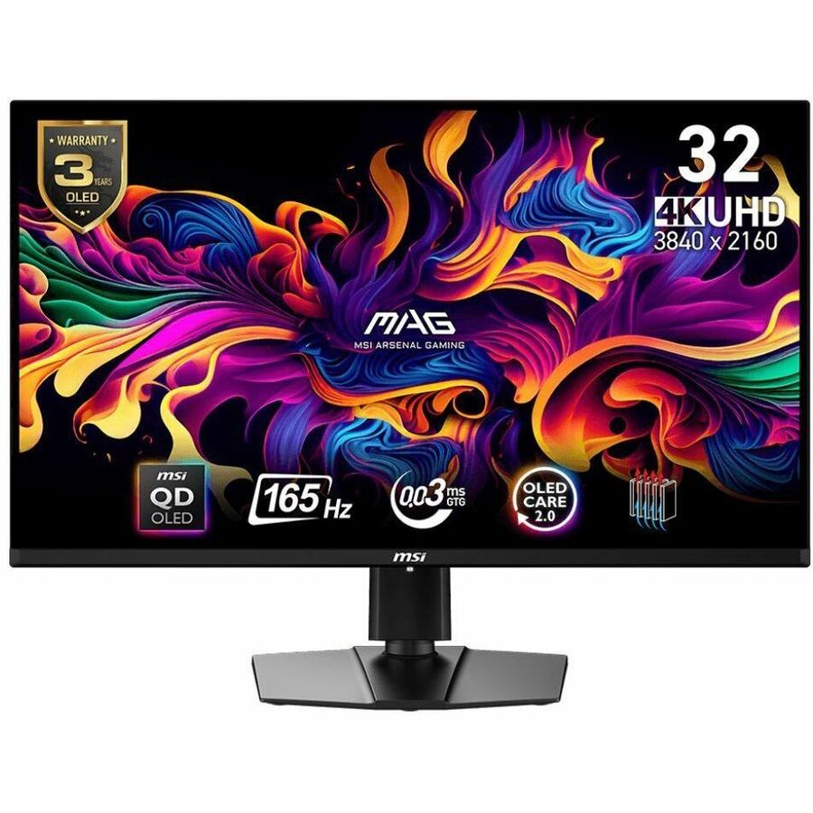 MSI MAG 321UP QD-OLED 32" Class UW-QHD Gaming OLED Monitor - 16:9 - Black — MAG321UPQDOLED