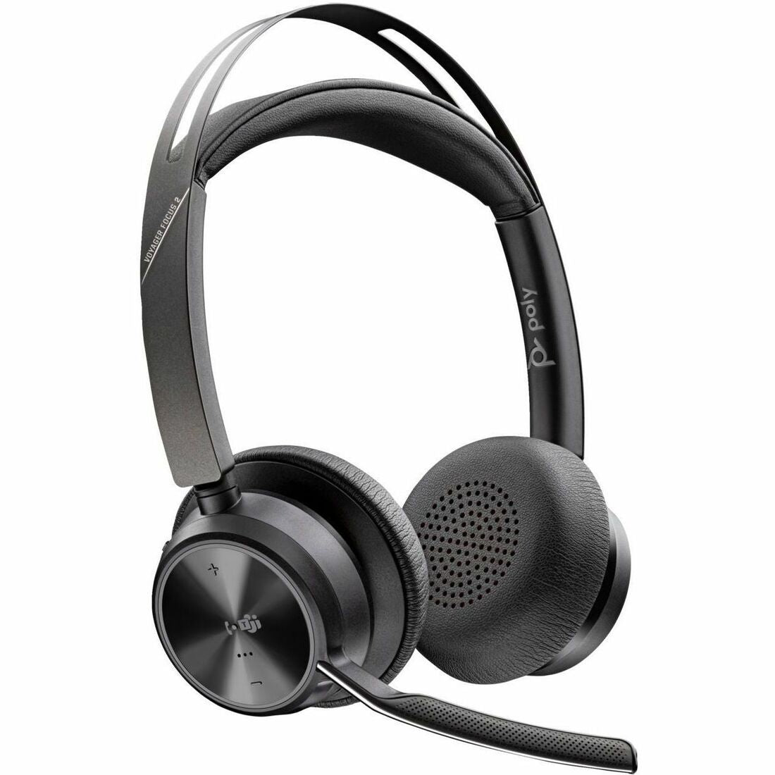 Poly Voyager Focus 2 Microsoft Teams Certified USBC-C Headset + USB-C/A Adapter TAA — 9T9K0AA#AC3