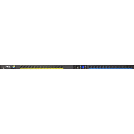 Eaton Metered Input rack PDU, 0U, L5-30P input, 2.88 kW max, 120V, 24A, 10 ft cord, Single-phase, Outlets: (30) 5-20R — EMI102-10