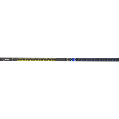 Eaton Metered Input rack PDU, 0U, L5-30P input, 2.88 kW max, 120V, 24A, 10 ft cord, Single-phase, Outlets: (30) 5-20R — EMI102-10