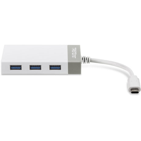 TRENDnet USB-C to Ethernet Gigabit Adapter, TUC-ETGH3, USB-C Hub with RJ-45 Gigabit, Windows and Mac Compatible, 3 x USB 3.0 Ports, 1 x Gigabit Ethernet Port, Compatible with USB 2.0 and USB 1.1 — TUC-ETGH3