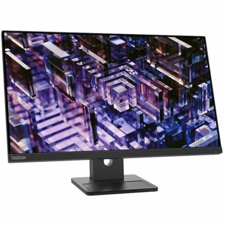 Lenovo ThinkVision E24q-30 24" Class WQHD LED Monitor - 16:9 - Raven Black — 63ECGAR2US