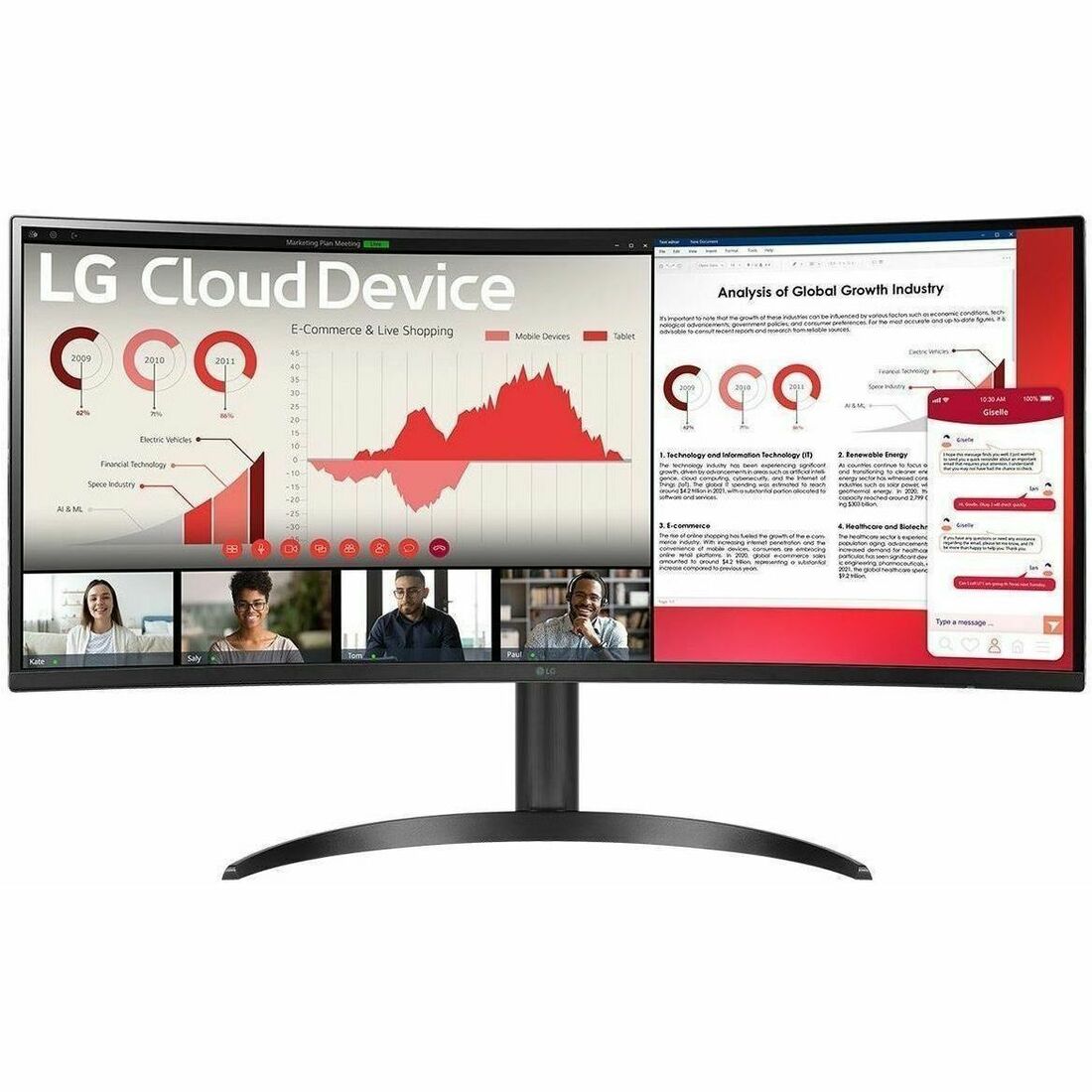 LG 34CR650N-6N All-in-One Thin Client Celeron N5105 Quad-core (4 Core) 2 GHz - Textured Black — 34CR650N-6N