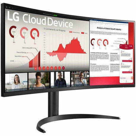LG 34CR650N-6N All-in-One Thin Client Celeron N5105 Quad-core (4 Core) 2 GHz - Textured Black — 34CR650N-6N