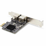 StarTech.com 2-Port Gigabit PCIe Network Adapter Card, 10/100/1000Mbps PCI Express NIC, Dual Realtek RTL8111H, TAA Compliant — ST1000SPEXD4T