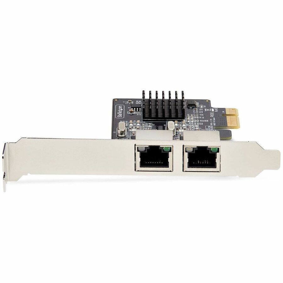 StarTech.com 2-Port Gigabit PCIe Network Adapter Card, 10/100/1000Mbps PCI Express NIC, Dual Realtek RTL8111H, TAA Compliant — ST1000SPEXD4T