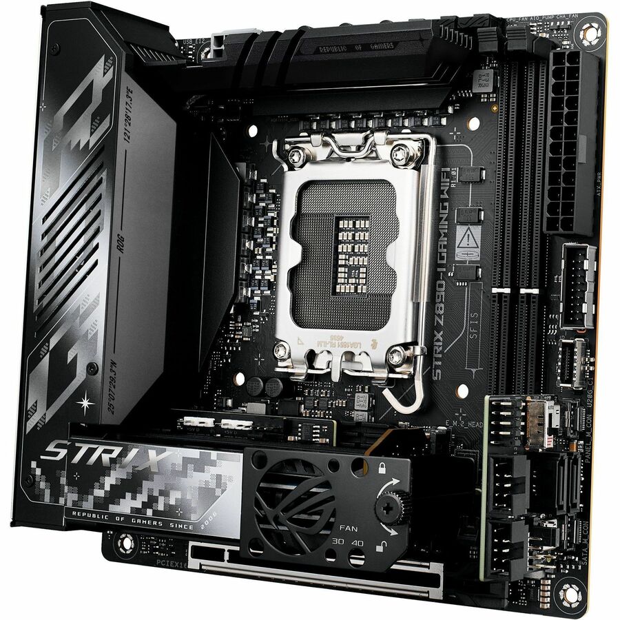 Asus ROG Strix STRIX Z890-I GAMING WIFI Gaming Desktop Motherboard - Intel Z890 Chipset — ROG-STRIXZ890-IGAMINGWIFI
