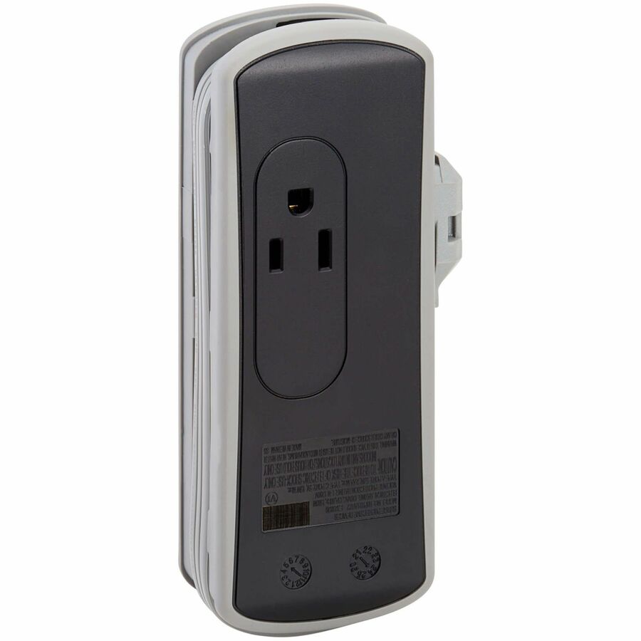 Eaton Tripp Lite Series Protect It! 2-Outlet Travel-Size Surge Protector - 5-15R Outlets, USB-C and USB-A Ports, 5-15P Input, Black — TRAVELER3USBC