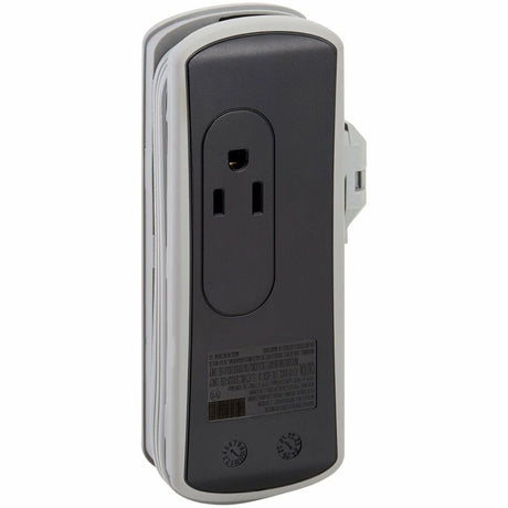 Eaton Tripp Lite Series Protect It! 2-Outlet Travel-Size Surge Protector - 5-15R Outlets, USB-C and USB-A Ports, 5-15P Input, Black — TRAVELER3USBC