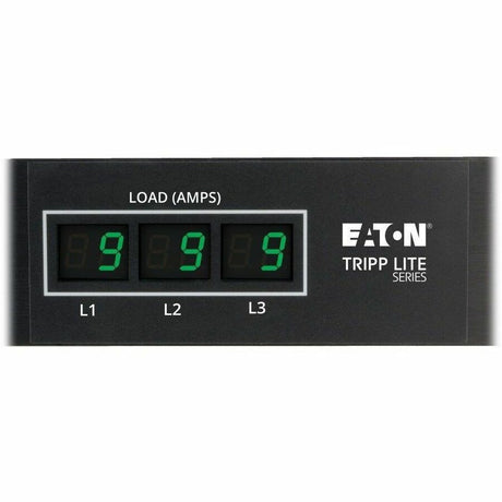 Eaton Tripp Lite Series 5.7kW 3-Phase Local Metered PDU, 120V Outlets (42 5-15/20R), 208V L21-20P input, 6 ft. (1.83 m) Cord, 0U Vertical, TAA — PDU3MV6L2120LV