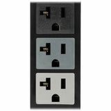 Eaton Tripp Lite Series 5.7kW 3-Phase Local Metered PDU, 120V Outlets (42 5-15/20R), 208V L21-20P input, 6 ft. (1.83 m) Cord, 0U Vertical, TAA — PDU3MV6L2120LV