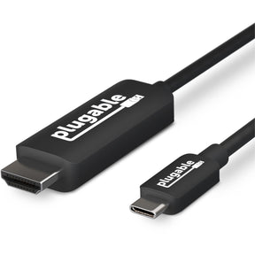 Plugable USB C to HDMI Adapter Cable - Connect USB-C or Thunderbolt 3 Laptops to HDMI Displays up to 4K@60Hz — USBC-HDMI-CABLE