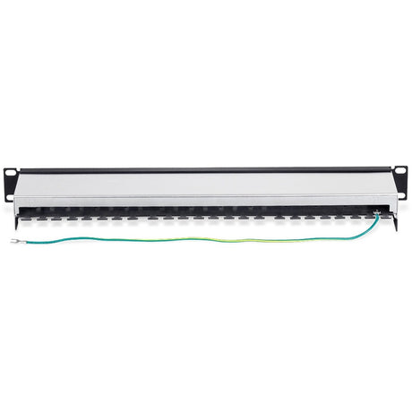 TRENDnet 16-Port Cat6A Shielded Patch Panel, 1U 19" Metal Housing, 10G Ready, Cat5e,Cat6,Cat6A Compatible, Cable Management, Color-Coded Labeling for T568A and T568B Wiring, Black, TC-P16C6AS