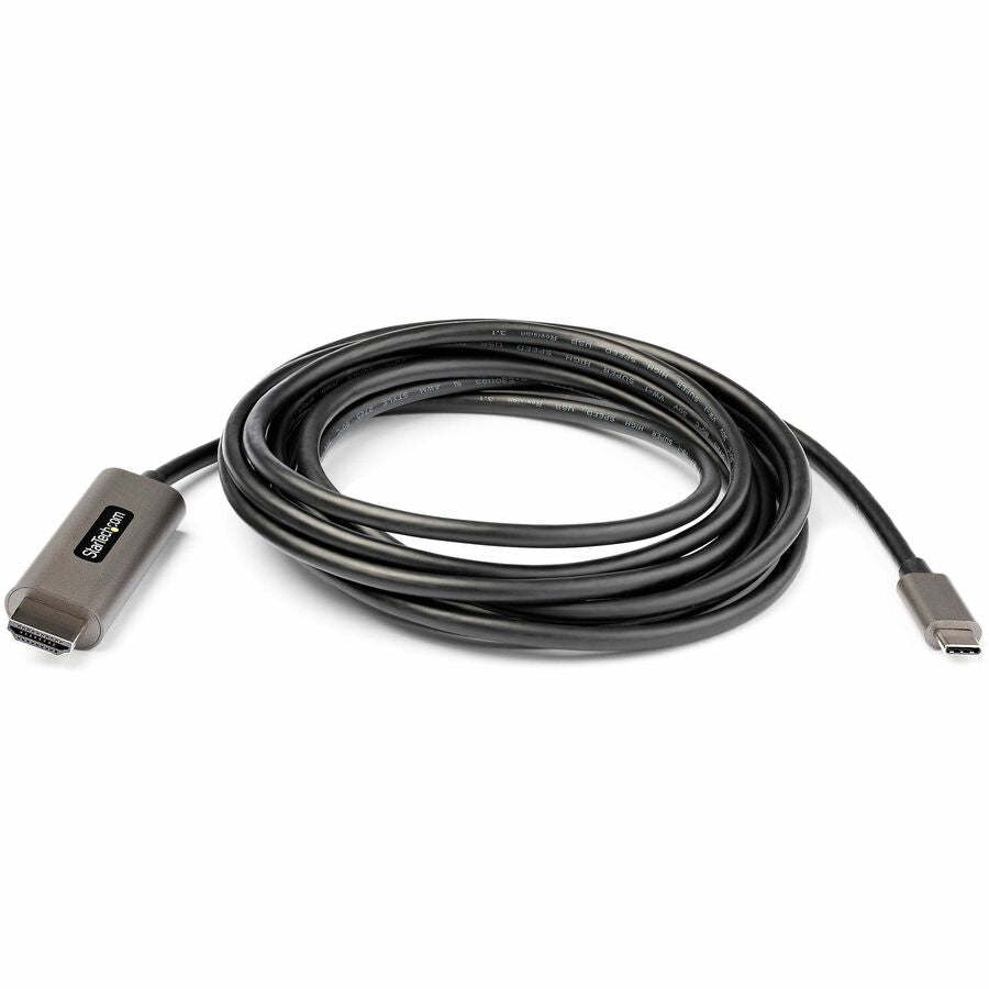 StarTech.com 10ft (3m) USB C to HDMI Cable 4K 60Hz with HDR10, Ultra HD USB Type-C to HDMI 2.0b Video Adapter Cable, DP 1.4 Alt Mode HBR3 — CDP2HDMM3MH