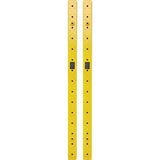 Eaton Tripp Lite Series Vertical Cable Manager - Flexible Rings, Yellow, 6 ft. (1.8 m) — SRCABLERINGVRTF