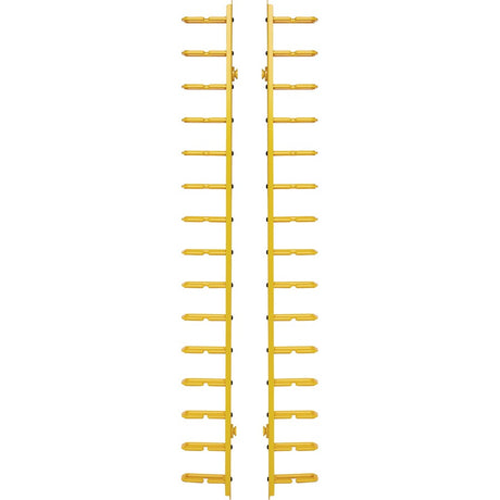 Eaton Tripp Lite Series Vertical Cable Manager - Flexible Rings, Yellow, 6 ft. (1.8 m) — SRCABLERINGVRTF