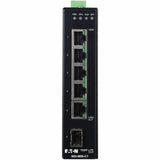 Eaton Tripp Lite Series 5-Port Managed Industrial Gigabit Ethernet Switch - 10/100/1000 Mbps, GbE SFP Slot, -40° to 75°C, DIN Mount, TAA — NGI-M05-C1