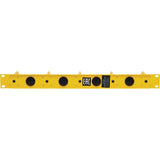 Eaton Tripp Lite Series Horizontal Cable Manager - Flexible Rings, Yellow, 1U — SRCABLERING1UFC