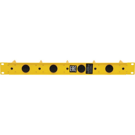 Eaton Tripp Lite Series Horizontal Cable Manager - Flexible Rings, Yellow, 1U — SRCABLERING1UFC
