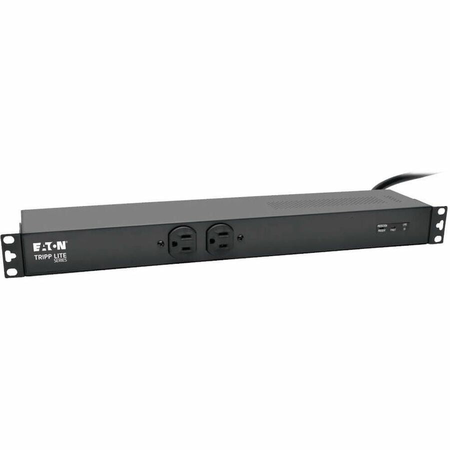 Eaton Tripp Lite Series 2kW 120V Single-Phase Basic PDU with ISOBAR Surge Protection - 3840 Joules, 14 Outlets, L5-20P Input (5-20P Adapter), 15 ft. Cord, 1U — PDUH20-ISO
