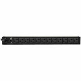 Eaton Tripp Lite Series 2kW 120V Single-Phase Basic PDU with ISOBAR Surge Protection - 3840 Joules, 14 Outlets, L5-20P Input (5-20P Adapter), 15 ft. Cord, 1U — PDUH20-ISO