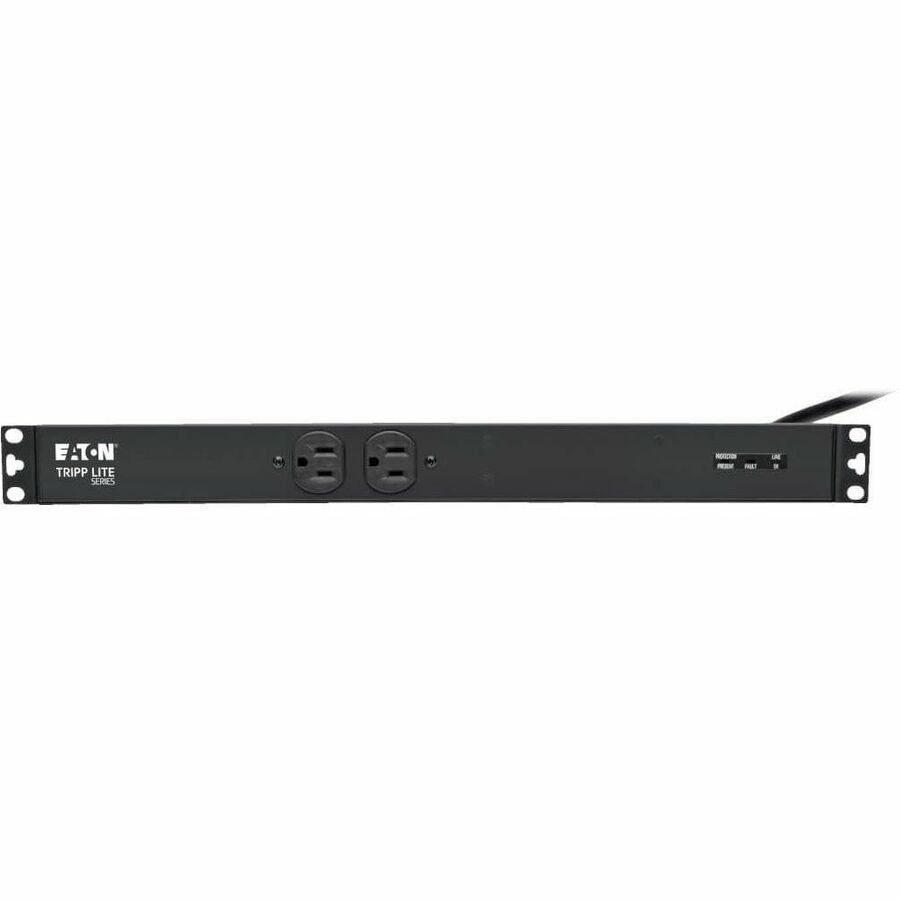 Eaton Tripp Lite Series 2kW 120V Single-Phase Basic PDU with ISOBAR Surge Protection - 3840 Joules, 14 Outlets, L5-20P Input (5-20P Adapter), 15 ft. Cord, 1U — PDUH20-ISO