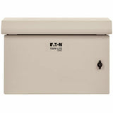 Eaton Tripp Lite Series SmartRack Industrial Enclosure - NEMA 3R, Wall Mount, Metal, Locking, Fan With Thermal Switch, 16.5 in. Depth, 6U, Gray — SRN3RG6U