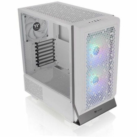 Thermaltake Ceres 300 TG ARGB Snow Mid Tower Chassis — CA-1Y2-00M6WN-00
