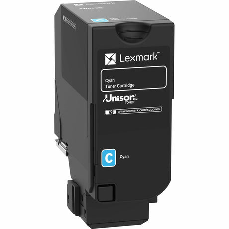 Lexmark Original Laser Toner Cartridge - Return Program - Cyan - 1 Pack — 71C00CG
