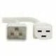 Eaton Tripp Lite Series Power Cord, C20 to C21 - Heavy-Duty, 20A, 250V, 12 AWG, 2.5 ft. (0.76 m), White — P035-2P5-AWH