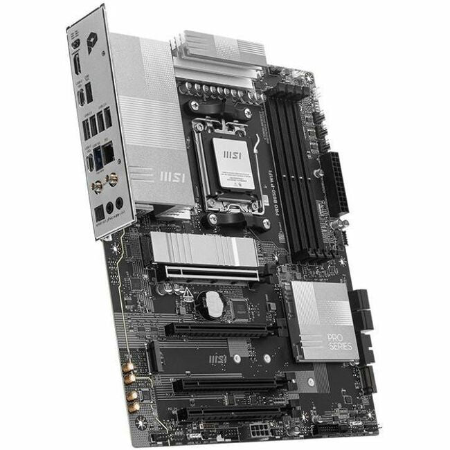 MSI Pro B850-P WIFI Gaming Desktop Motherboard - AMD B850 Chipset - Socket AM5 - ATX — PROB850PWIFI