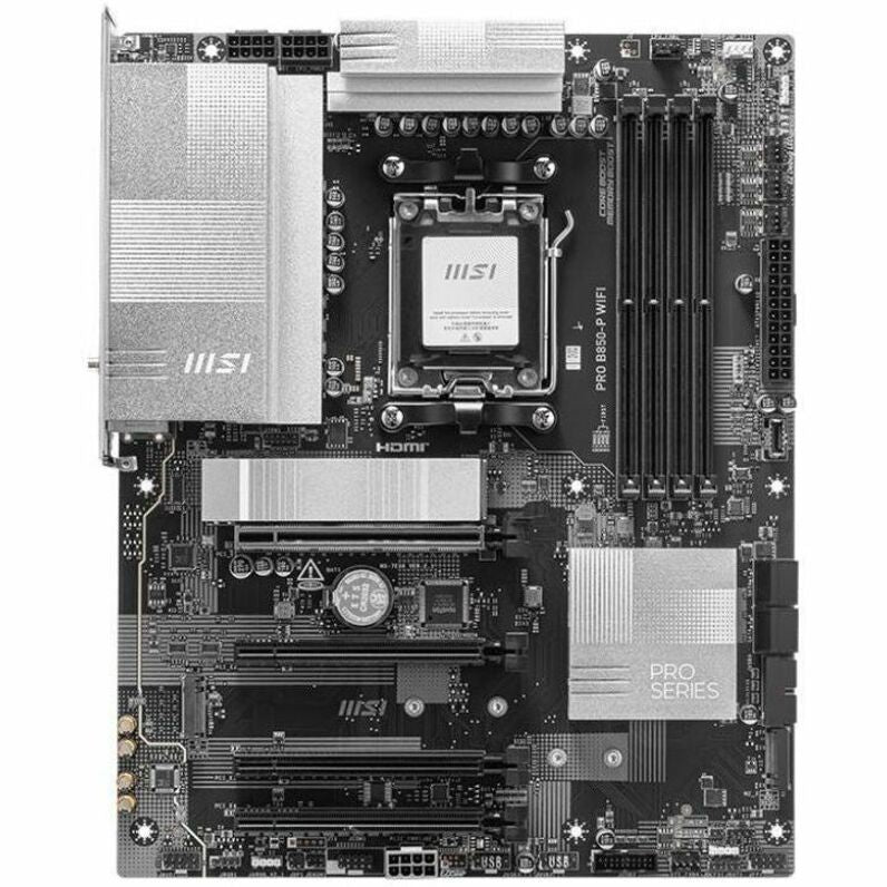 MSI Pro B850-P WIFI Gaming Desktop Motherboard - AMD B850 Chipset - Socket AM5 - ATX — PROB850PWIFI