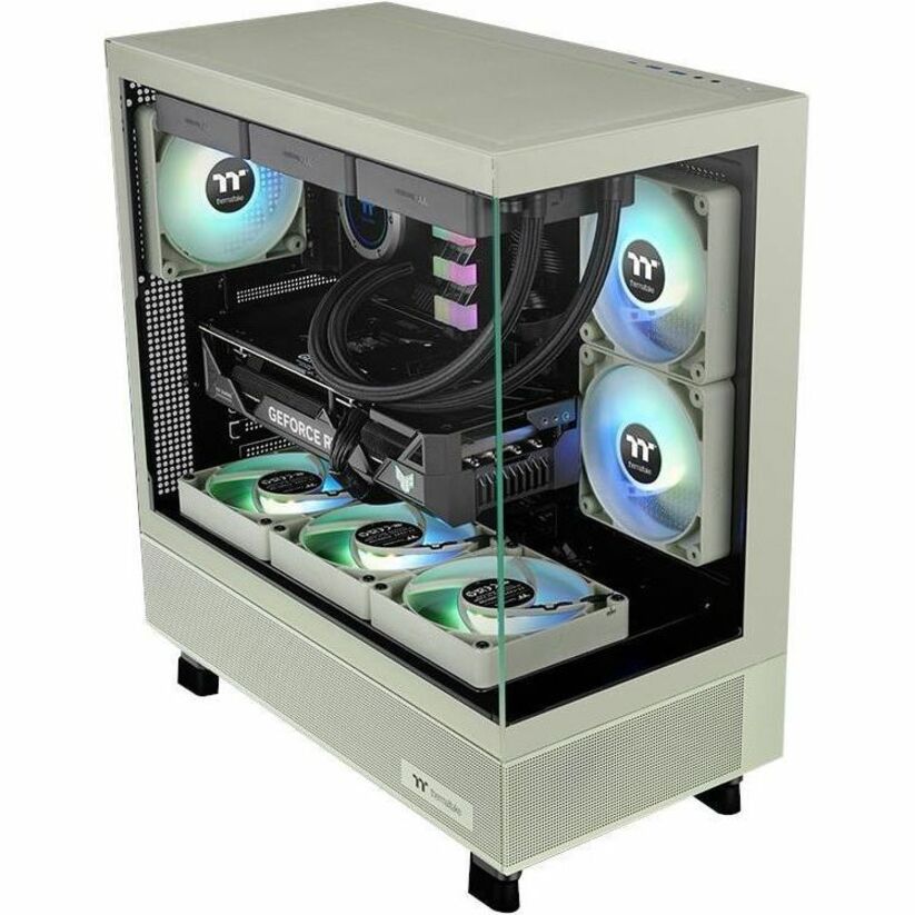 Thermaltake View 270 Plus TG ARGB Matcha Green Mid Tower Chassis — CA-1Y7-00MEWN-01