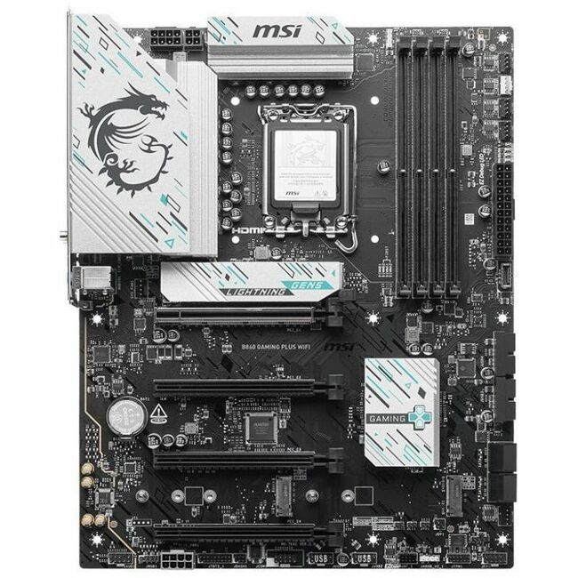 MSI B860 GAMING PLUS WIFI Gaming Desktop Motherboard - Intel B860 Chipset - Socket LGA-1851 - ATX — B860GPLUSWIFI