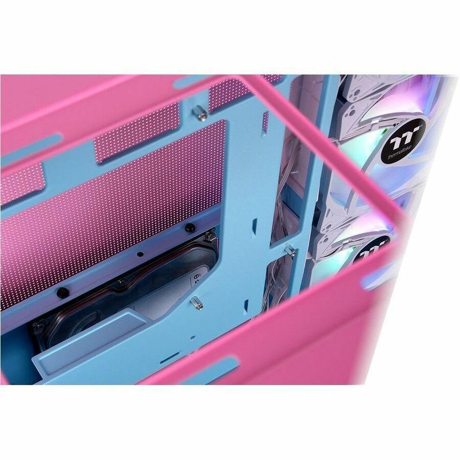 Thermaltake View 380 TG ARGB Bubble Pink Mid Tower Chassis — CA-1Z2-00MAWN-00