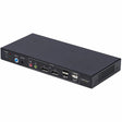 StarTech.com 2-Port Dual-Monitor DisplayPort KVM Switch with Dual View Video Matrix, 4K 60Hz, 4x USB Hub Ports, TAA Compliant — P2ADD121D-KVM-SWITCH