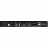 StarTech.com 2-Port Dual-Monitor DisplayPort KVM Switch with Dual View Video Matrix, 4K 60Hz, 4x USB Hub Ports, TAA Compliant — P2ADD121D-KVM-SWITCH