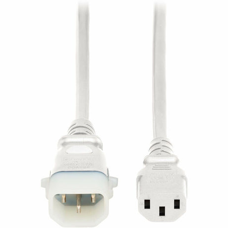 Eaton Tripp Lite Series PDU Power Cords, C13 to P-Lock C14 - Heavy-Duty, 15A, 250V, 14 AWG, 3 ft. (0.9 m), White, 6 Pack — P005-E03-AWH-6
