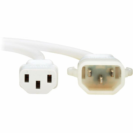 Eaton Tripp Lite Series PDU Power Cords, C13 to P-Lock C14 - Heavy-Duty, 15A, 250V, 14 AWG, 3 ft. (0.9 m), White, 6 Pack — P005-E03-AWH-6