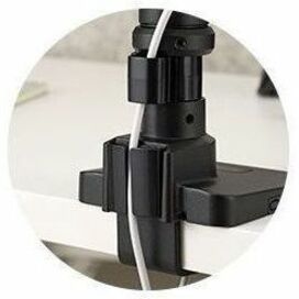 Kensington SmartFit Mounting Arm for Monitor, Clamp Mount, Grommet - Black Powder Coat - Landscape/Portrait — K58273NA