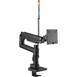 Kensington SmartFit Mounting Arm for Monitor, Clamp Mount, Grommet - Black Powder Coat - Landscape/Portrait — K58273NA